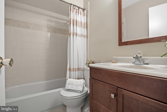 135 Woodlake Dr, Marlton, NJ 08053 - bathroom featuring toilet, vanity, and shower / bath combination with curtain