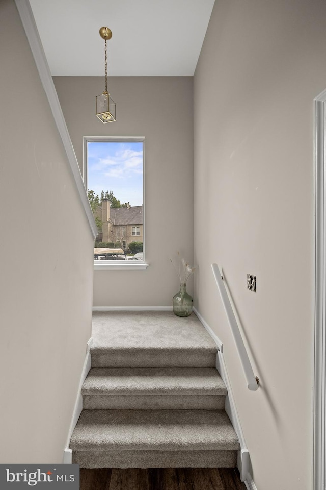 135 Woodlake Dr, Marlton, NJ 08053 - staircase with baseboards