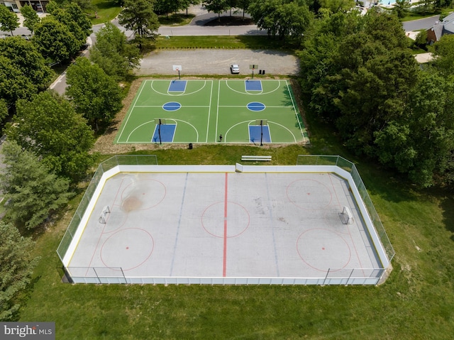 135 Woodlake Dr, Marlton, NJ 08053 - view of sport court featuring community basketball court and a lawn