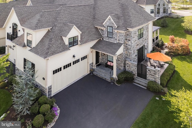 drone / aerial view