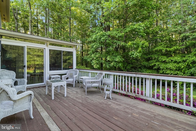 view of deck