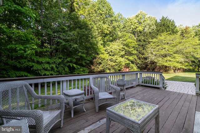 view of deck