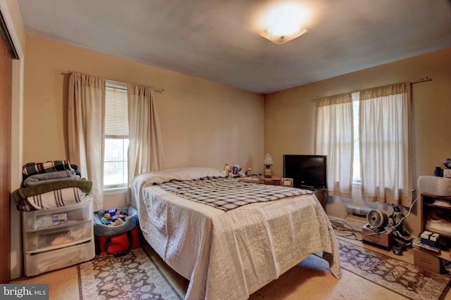 bedroom featuring carpet floors