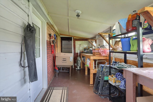 view of storage