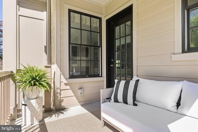 balcony with a porch