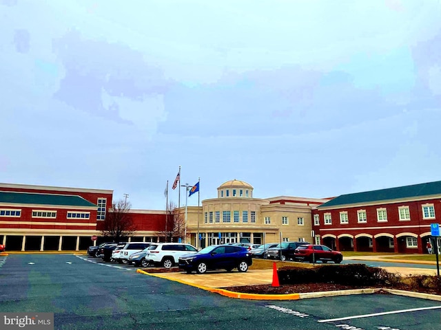 view of uncovered parking lot