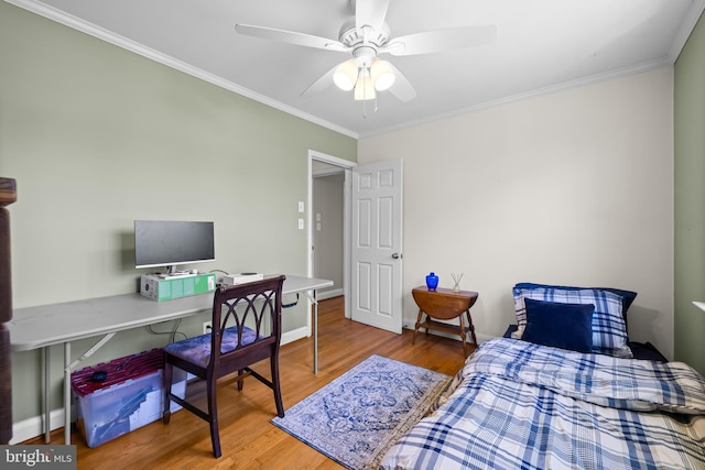 2430 Stanwick Rd, Phoenix, MD 21131 - bedroom featuring crown molding, baseboards, and wood finished floors