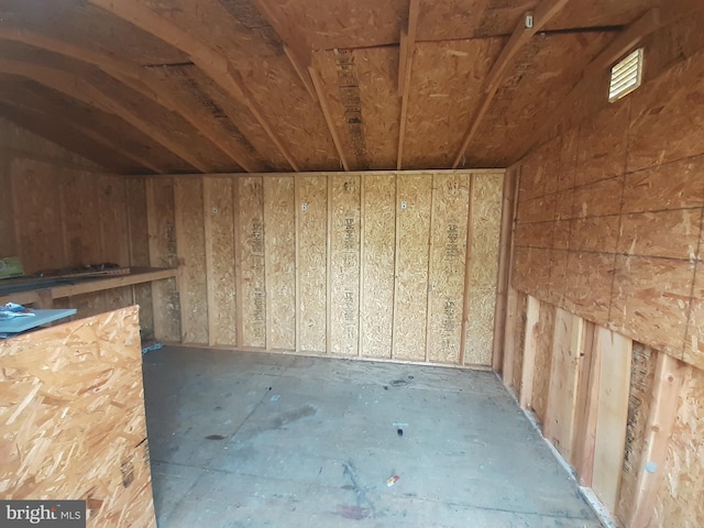 view of storage room