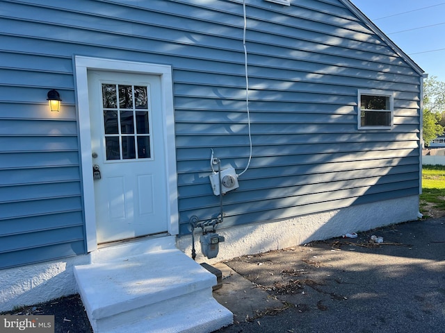 view of property entrance