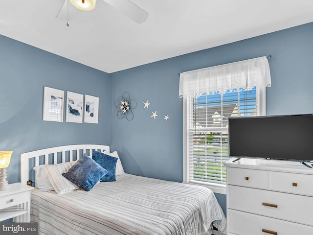 10350 Keyser Point Rd, Ocean City, MD 21842 - bedroom featuring a ceiling fan