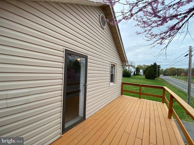 view of deck