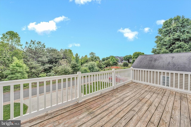 view of deck