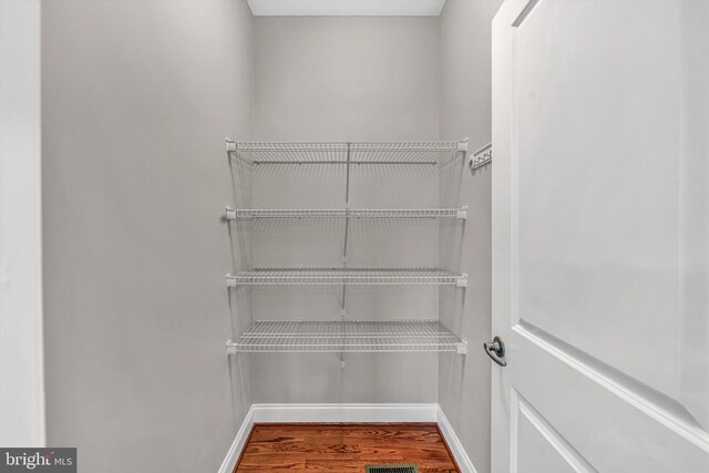 view of storage area