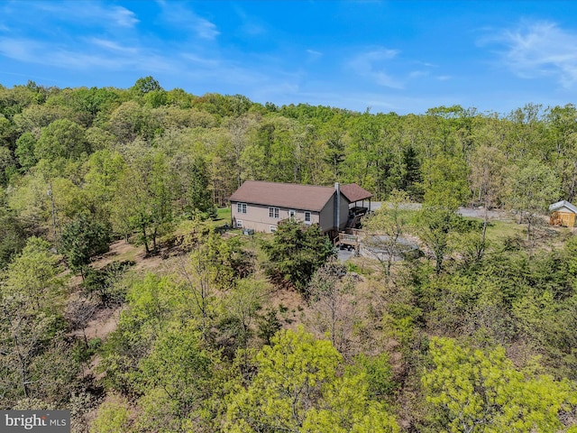 749 Poland Hollow Rd, Romney, WV 26757 - drone / aerial view featuring a forest view