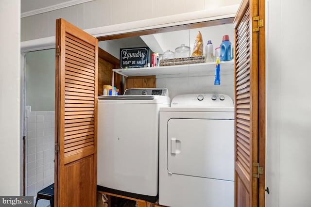 196 Taylortown Rd, Edinburg, VA 22824 - washroom with independent washer and dryer