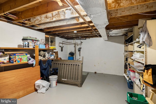 196 Taylortown Rd, Edinburg, VA 22824 - view of unfinished basement