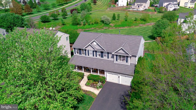 view of subject property