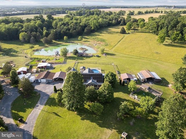 373 Thunder Hill Dr, Summit Point, WV 25446 - view of property location with a large body of water and rural landscape