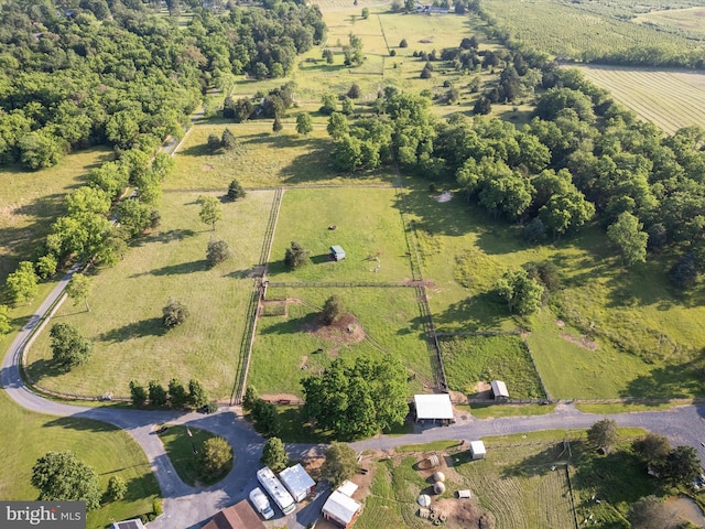 373 Thunder Hill Dr, Summit Point, WV 25446 - aerial view of property and surrounding area with rural landscape