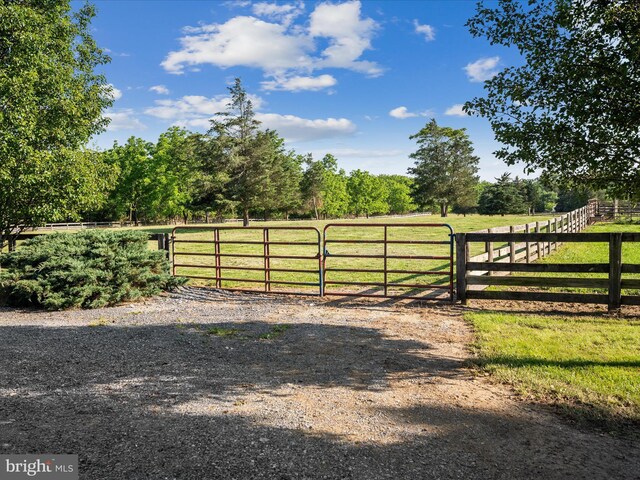 373 Thunder Hill Dr, Summit Point, WV 25446 - gate with a rural view