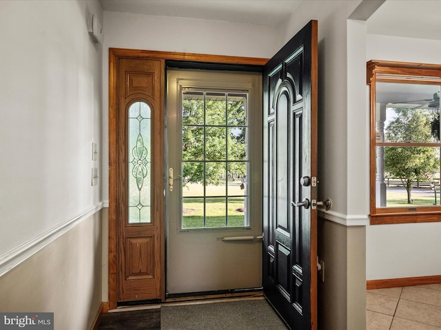 373 Thunder Hill Dr, Summit Point, WV 25446 - tiled foyer entrance featuring healthy amount of natural light and baseboards