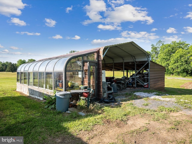 373 Thunder Hill Dr, Summit Point, WV 25446 - view of parking with a detached carport