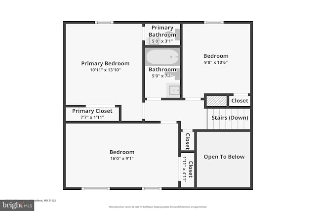 7925 Belhaven Ave, Pasadena, MD 21122 - floor plan / room layout