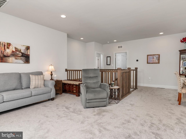 1513 Yellow Sand Ln, Odenton, MD 21113 - carpeted living room featuring recessed lighting and baseboards