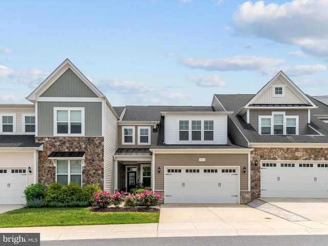 1513 Yellow Sand Ln, Odenton, MD 21113 - multi unit property featuring stone siding, board and batten siding, concrete driveway, and a standing seam roof