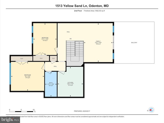 1513 Yellow Sand Ln, Odenton, MD 21113 - property floor plan