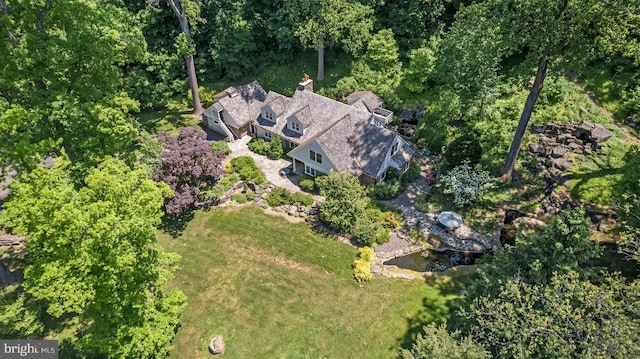 aerial overview of property's location
