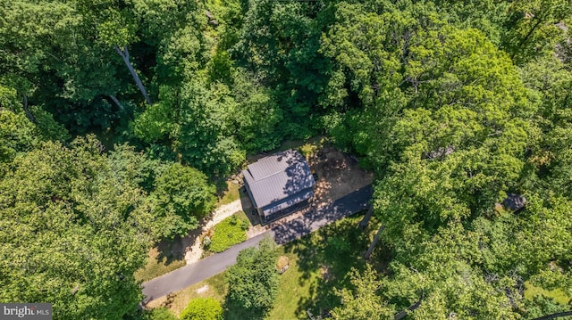 view from above of property