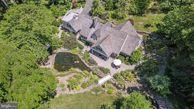 1660 Mount Pleasant Rd, Villanova, PA 19085 - birds eye view of property