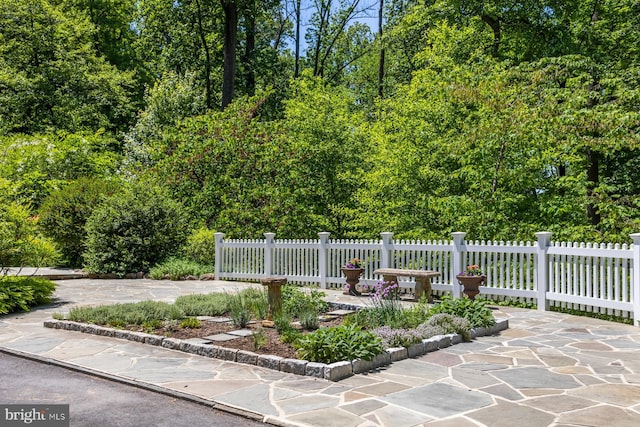 1660 Mount Pleasant Rd, Villanova, PA 19085 - view of patio / terrace featuring fence