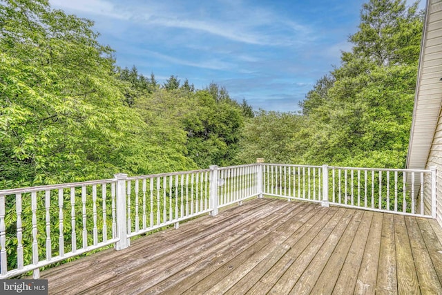 14957 Cherry Ln, Ridgely, MD 21660 - view of wooden deck