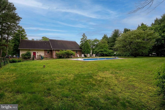 14957 Cherry Ln, Ridgely, MD 21660 - view of green lawn featuring an outdoor pool