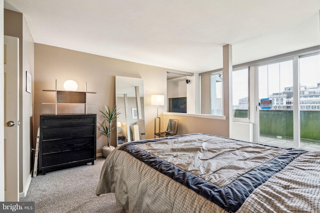 604 S Washington Sq Unit 1408, Philadelphia, PA 19106 - carpeted bedroom with access to outside