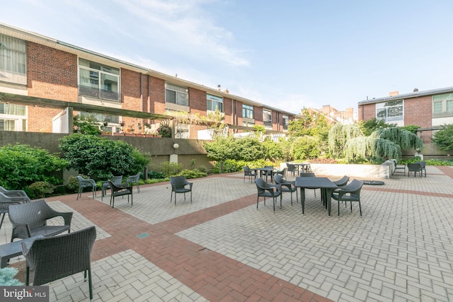 604 S Washington Sq Unit 1408, Philadelphia, PA 19106 - view of patio / terrace with outdoor dining space