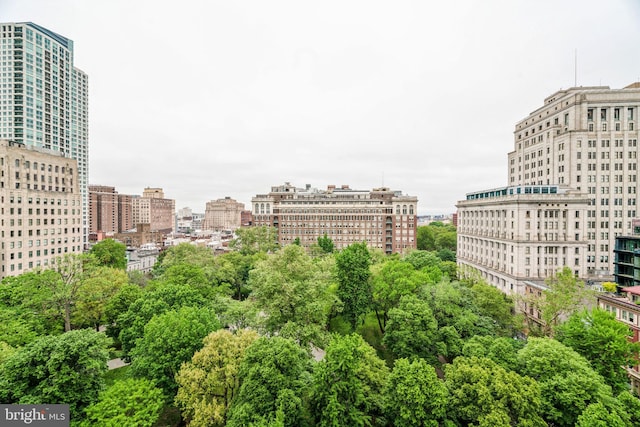 604 S Washington Sq Unit 1408, Philadelphia, PA 19106 - view of city featuring a tree filled landscape