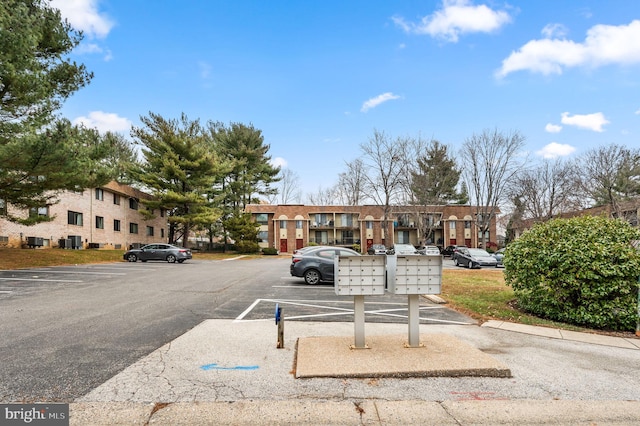 338 Saybrook Ln, Wallingford, PA 19086 - uncovered parking lot with mail area