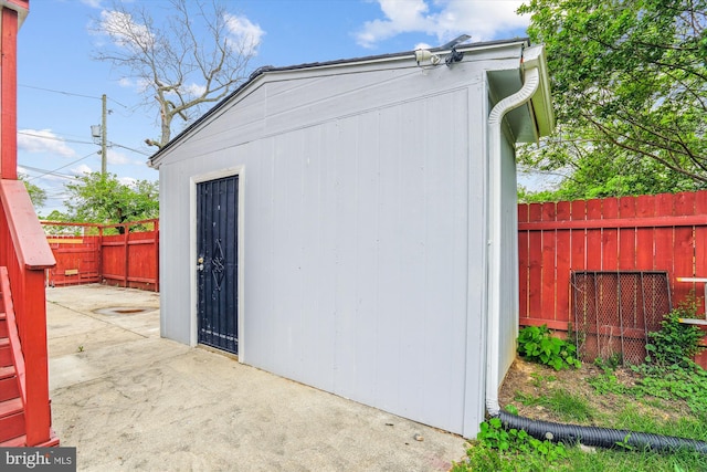 6023 20th Ave, Hyattsville, MD 20782 - view of shed featuring a fenced backyard
