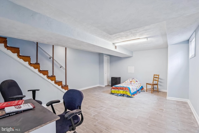 6023 20th Ave, Hyattsville, MD 20782 - bedroom with baseboards and wood finished floors