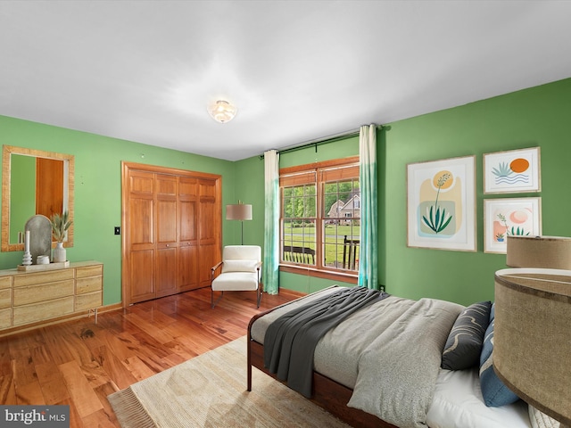 12553 Fawn Dr, Laurel, DE 19956 - bedroom featuring wood finished floors and a closet