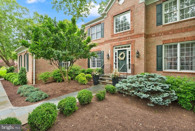 12019 Wandabury Rd, Oakton, VA 22124 - view of front facade with brick siding
