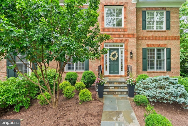12019 Wandabury Rd, Oakton, VA 22124 - view of front of house featuring brick siding