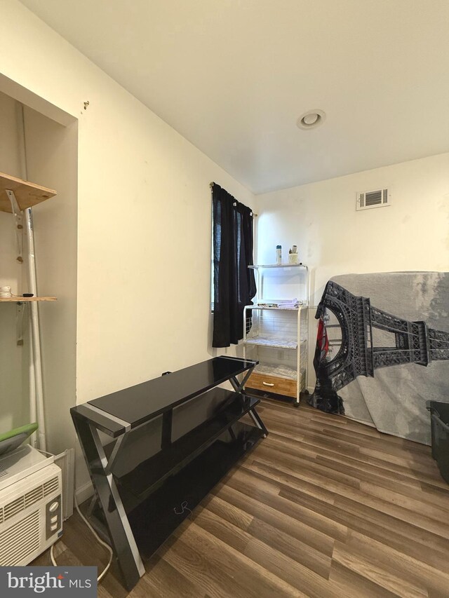 653 N 37th St, Philadelphia, PA 19104 - bedroom with recessed lighting, wood finished floors, and visible vents
