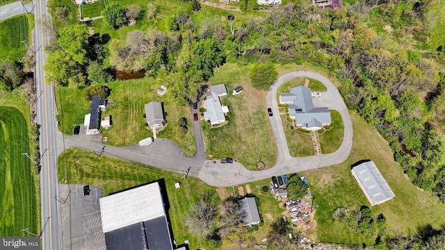 birds eye view of property featuring a residential view