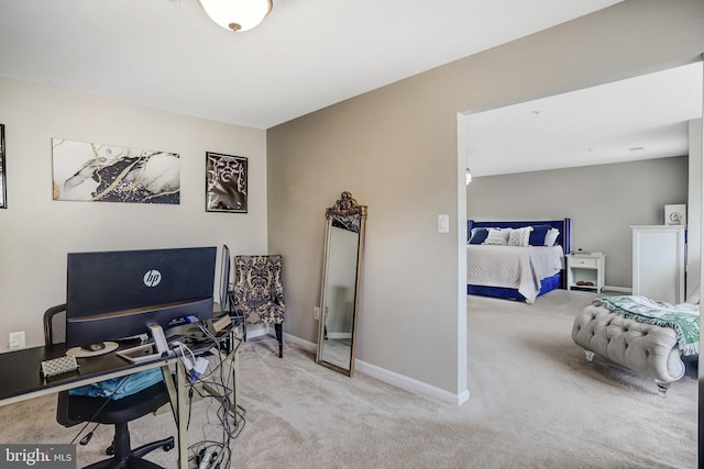 9506 Wilton Pl, Clinton, MD 20735 - office area featuring carpet and baseboards