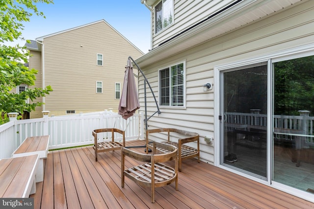 9506 Wilton Pl, Clinton, MD 20735 - view of deck