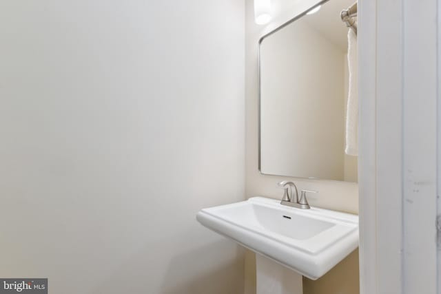 bathroom with a sink